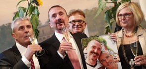 Първи еднополов брак в Германия (СНИМКИ)