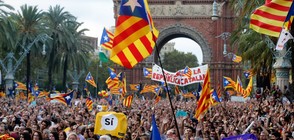 Половин милион на протест, след като Мадрид пое контрола върху Каталуния (ВИДЕО)