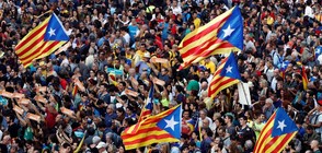 В КАТАЛУНИЯ: Еуфория и контрапротести по улиците на Барселона