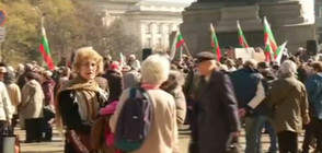 Пенсионери протестират за по-високи пенсии (ВИДЕО)
