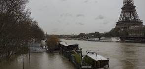 Париж очаква нивото на река Сена да достигне 6,10 метра (СНИМКИ)