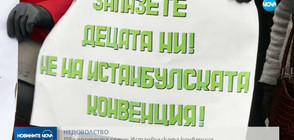 Два протеста срещу Истанбулската конвенция