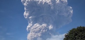 ЧЕРВЕН КОД: Индонезийски вулкан изригна и изхвърли пепел и пара (ВИДЕО)