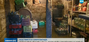 БЕДСТВИЕТО В СЕВЕРОЗАПАДА: Отводняват дворове и къщи
