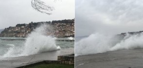 Вятърът нанесе огромни щети в Охрид (СНИМКА)