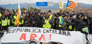 Поддръжници на Пучдемон блокираха пътища в Каталуния (СНИМКИ)