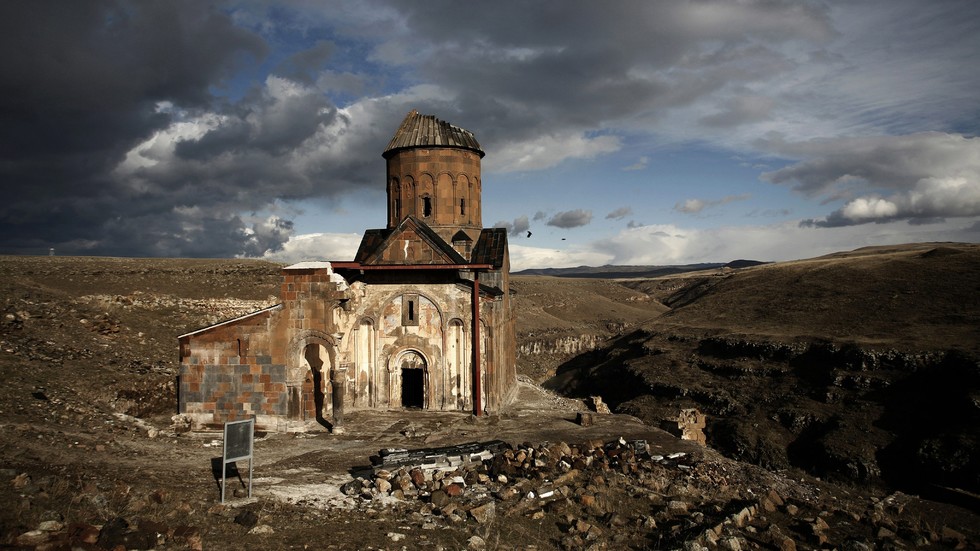Разрушеният арменски град Ани в Турция. Снимка: ЕРА/БГНЕС
