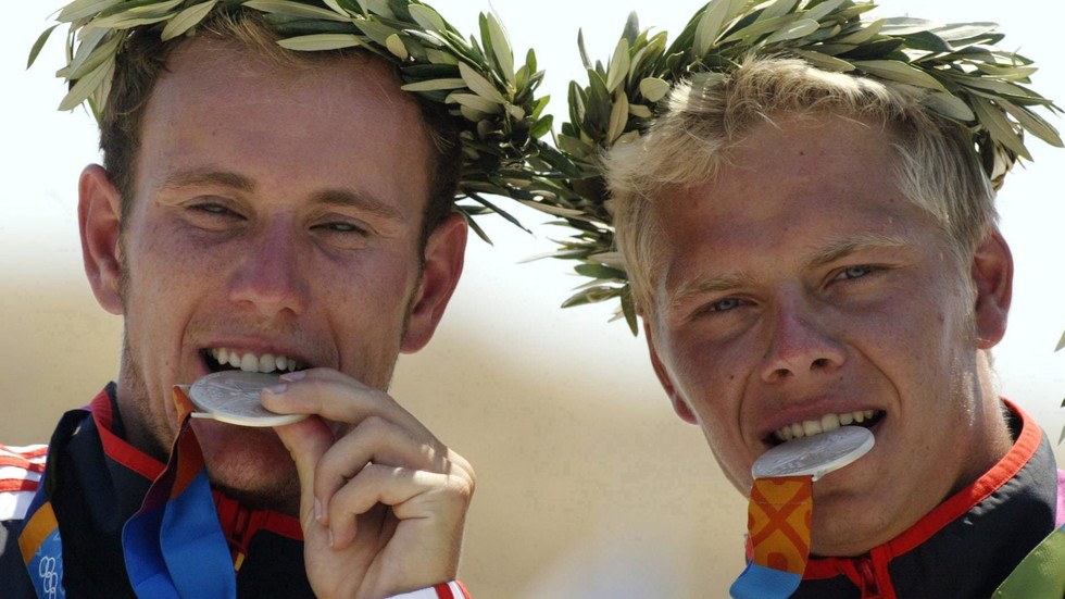 Щефан Хенце и Маркус Бекер на Олимпиадата през 2004 г. Снимка: Getty Images