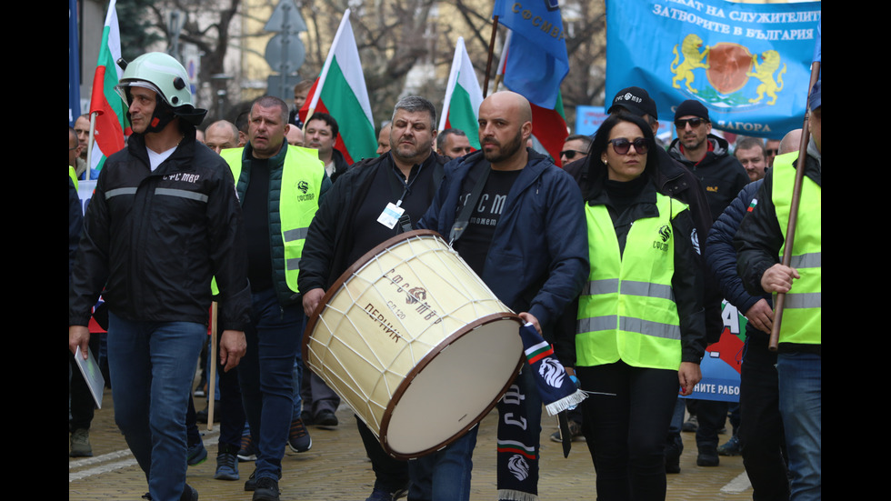 Протест на полицаи