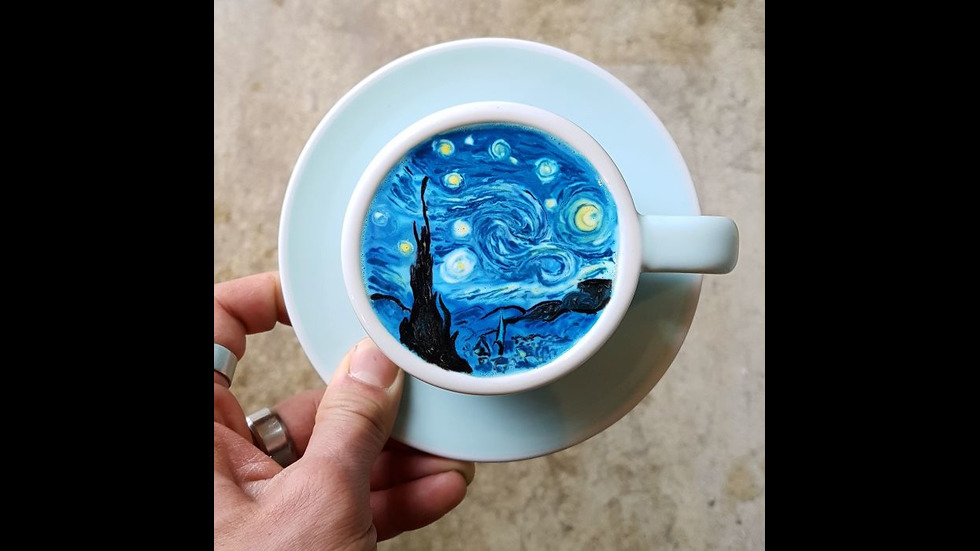 Изкуство върху кафе