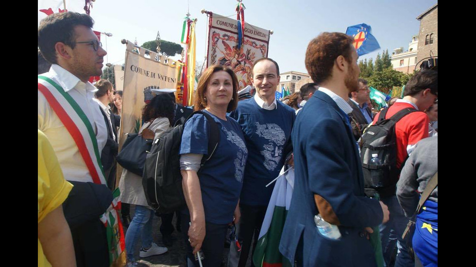 Българи се включиха в големите митинги в Рим
