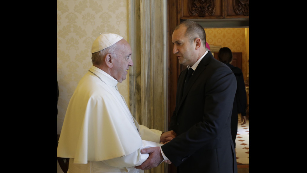 Папа Франциск прие президента Румен Радев