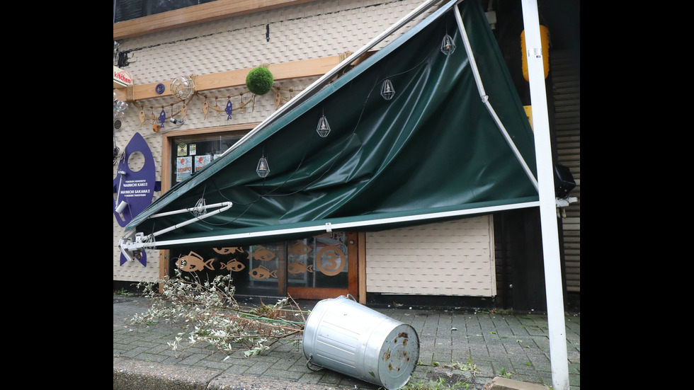 Тайфунът "Джеби" удари Япония