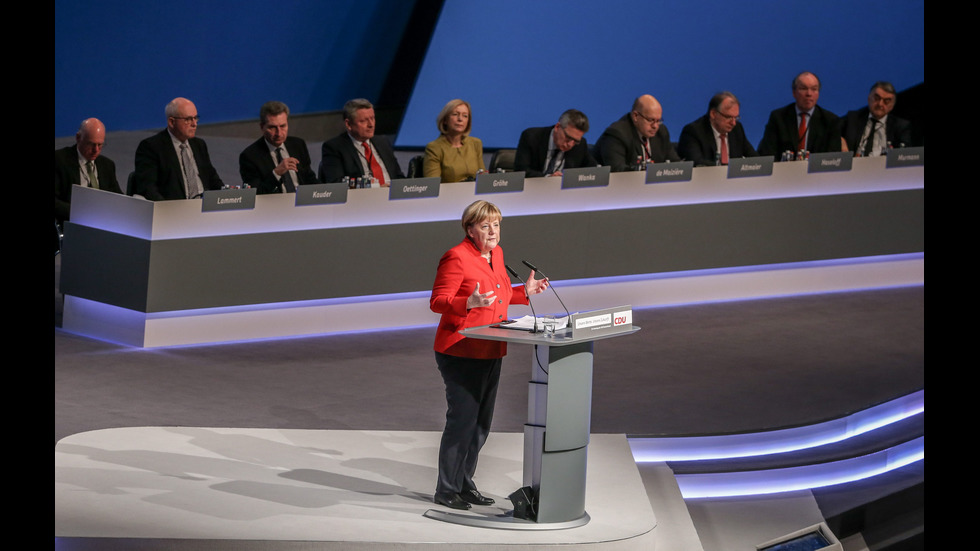Преизбраха Меркел за председател на Християн-демократическия съюз
