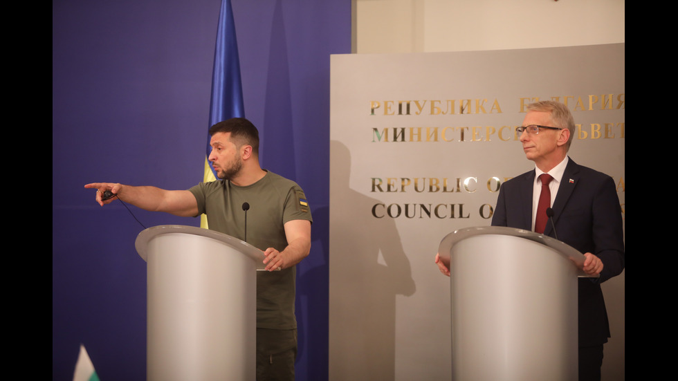 Зеленски на визита в България