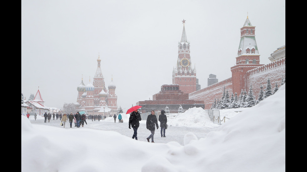 Рекорден снеговалеж в Москва