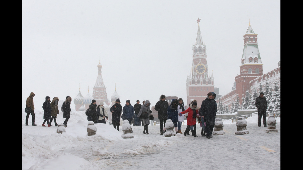 Рекорден снеговалеж в Москва