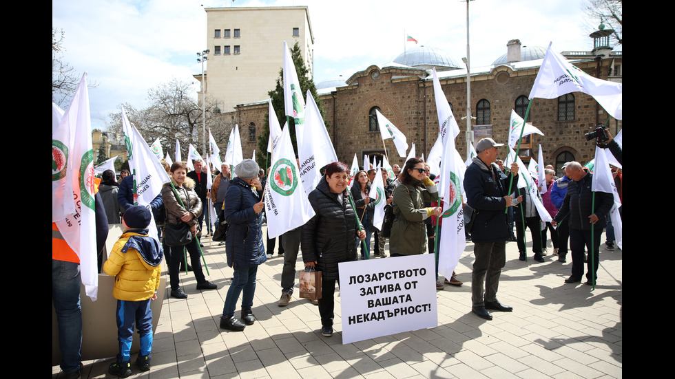 Лозари излязоха на протест