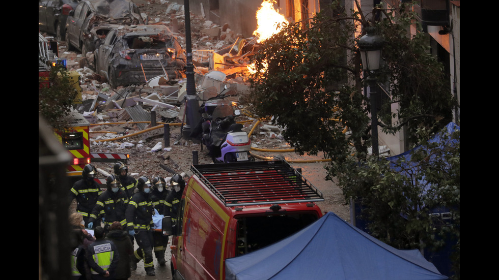 Взрив в сграда в центъра на Мадрид, има жертви