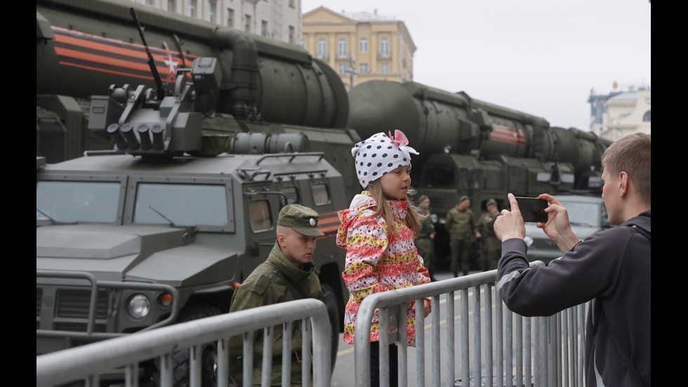 Репетиция за военния парад в Москва