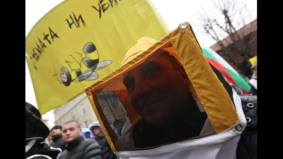 Протест на пчеларите в София