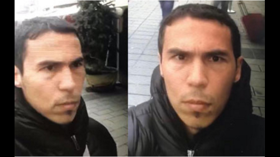 Разпространиха кадри с нападателя от Истанбул