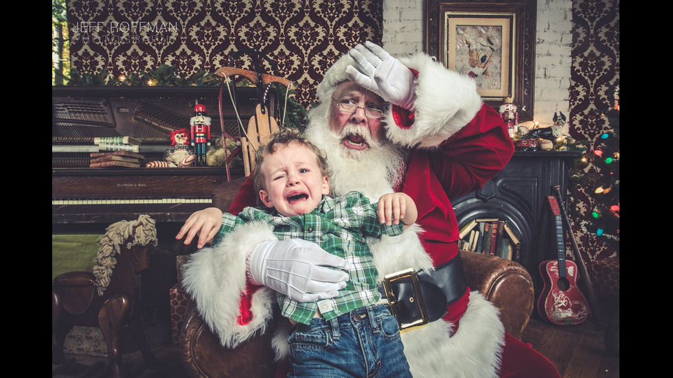 Срещата с Дядо Коледа не винаги е повод за щастие и радост