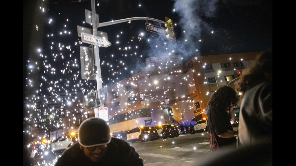 Сблъсъци между Гвардията и протестиращи в Лос Анджелис