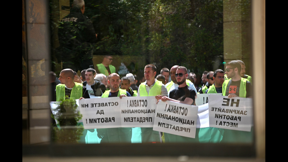 Протест на транспортния бранш в цялата страна