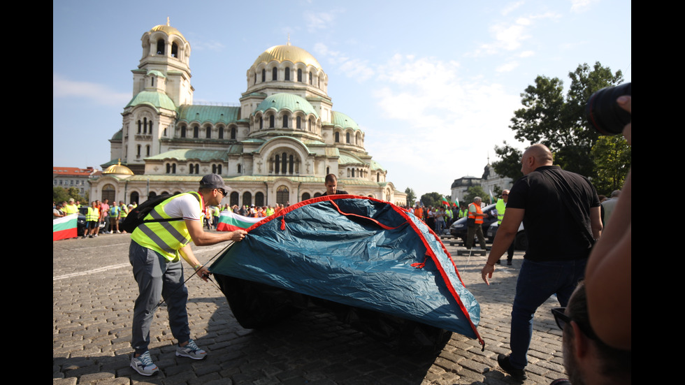 Пътни строители излязоха на протест