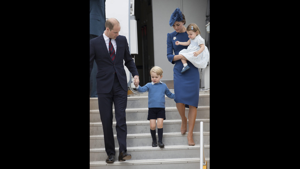 Британското кралско семейство на визита в Канада