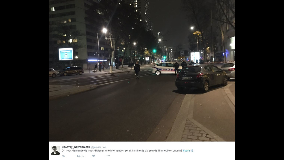 Въоръжен мъж взе 7 заложници в Париж