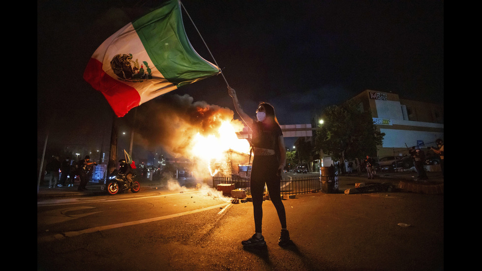 Сблъсъци между Гвардията и протестиращи в Лос Анджелис