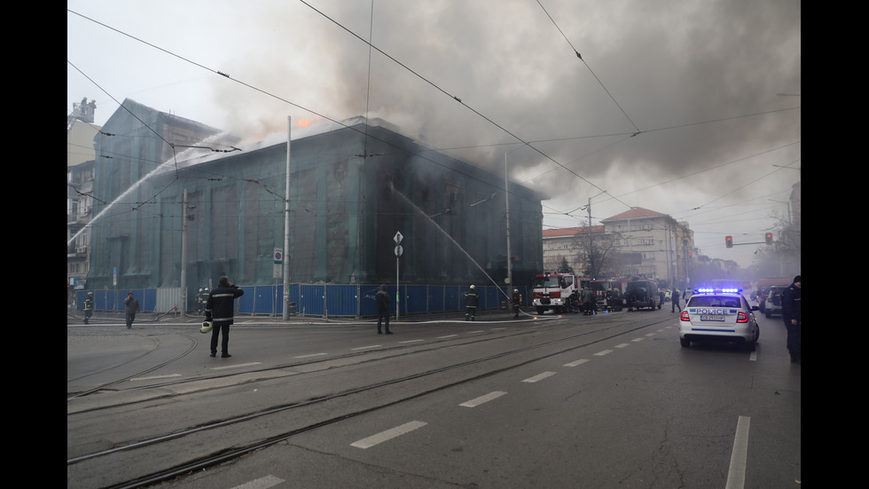 Пожар в емблематично столично заведение