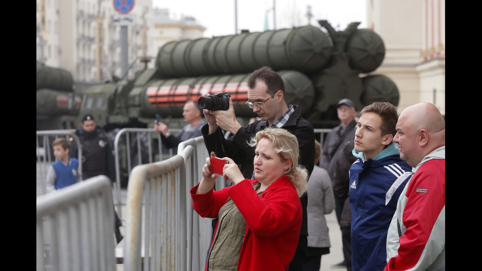 Репетиция за военния парад в Москва