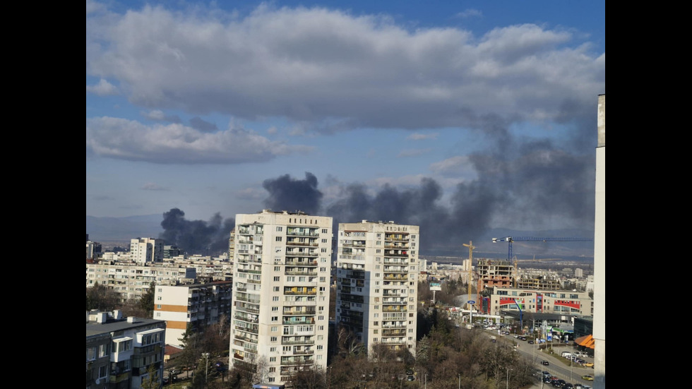 Мащабно задимяване в близост до летище София