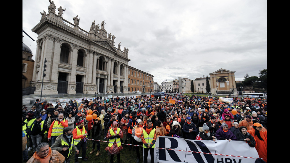 Митинги и протести в Италия