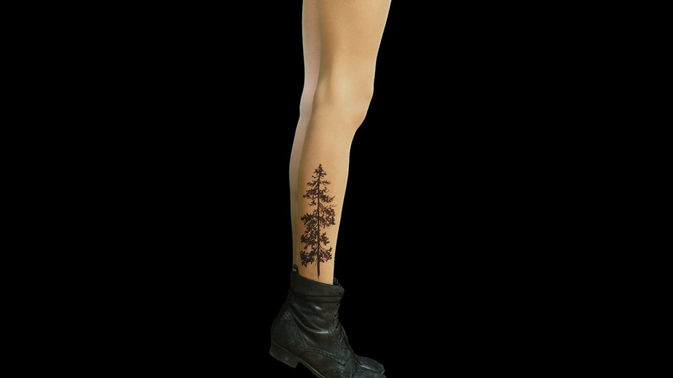 Чорапогащник, който създава илюзията, че сте татуирани