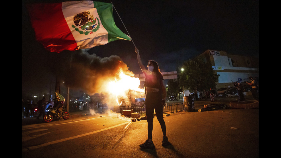 Сблъсъци между Гвардията и протестиращи в Лос Анджелис