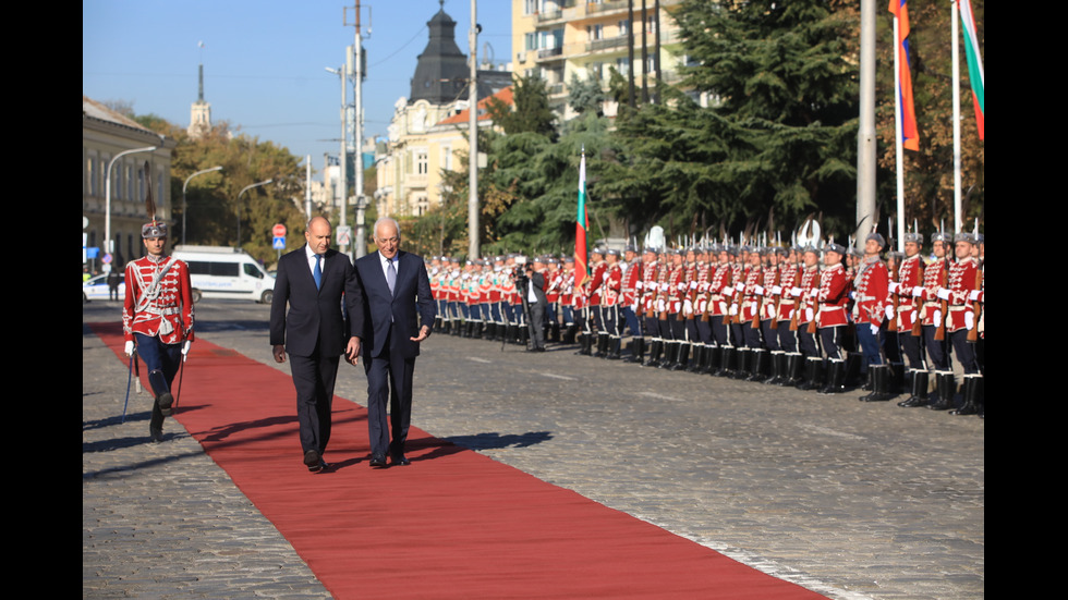 Президентът на Армения е на посещение у нас