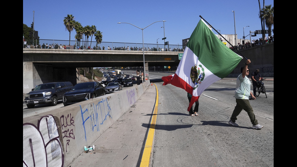 Сблъсъци между Гвардията и протестиращи в Лос Анджелис