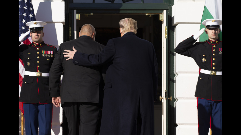 Доналд Тръмп посрещна българския премиер Бойко Борисов в Белия дом
