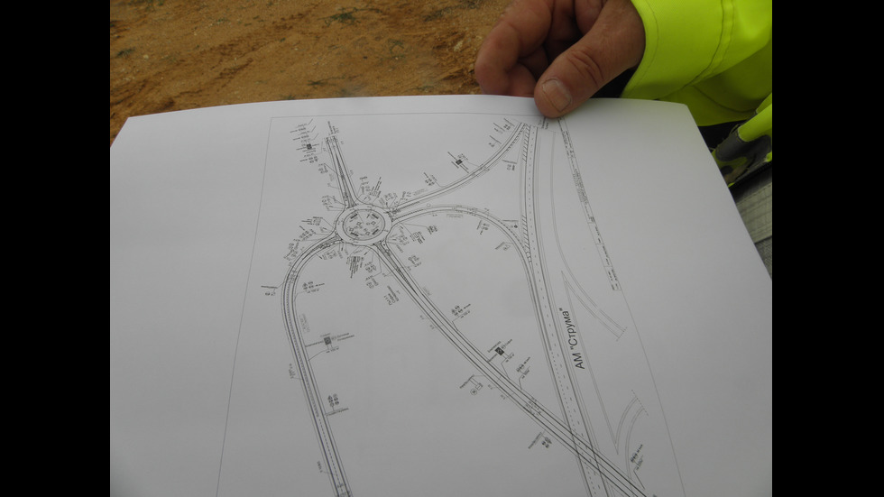 Изграждат кръгово между Е-79 и АМ "Струма" край Благоевград