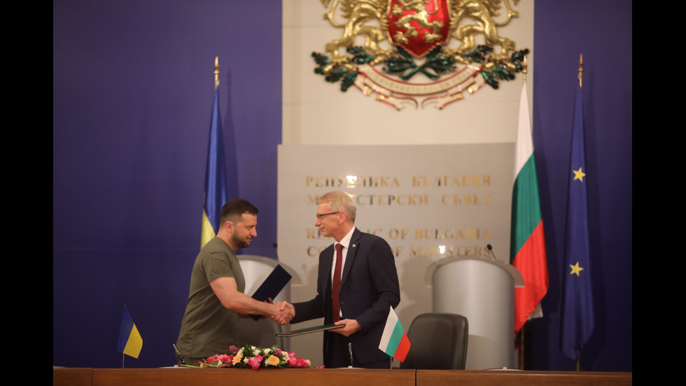 Зеленски на визита в България