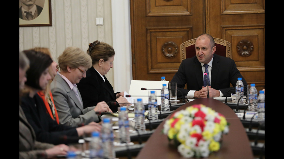 Президентът Радев се срещна с ръководството на ЦИК