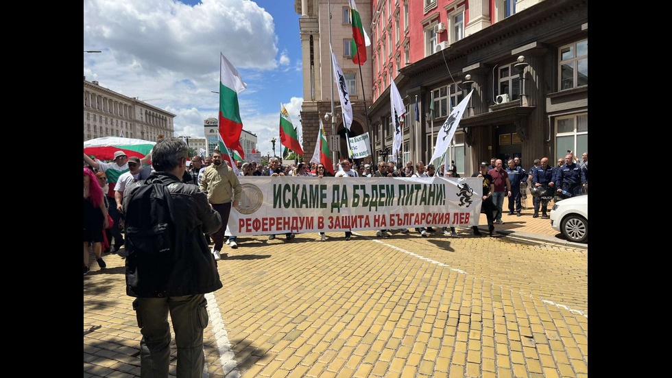 Протести в защита на българския лев в цялата страна