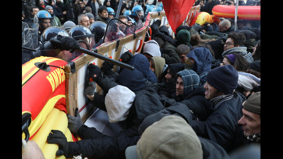 Митинги и протести в Италия