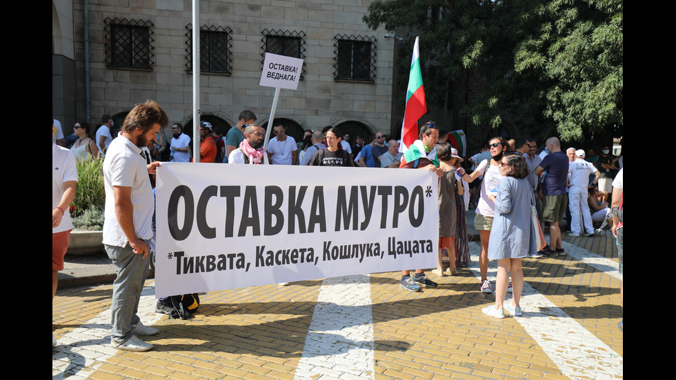 Протест пред парламента