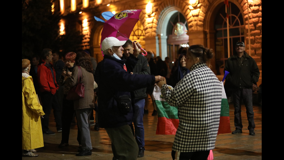 80-а вечер на антиправителствени протести в София