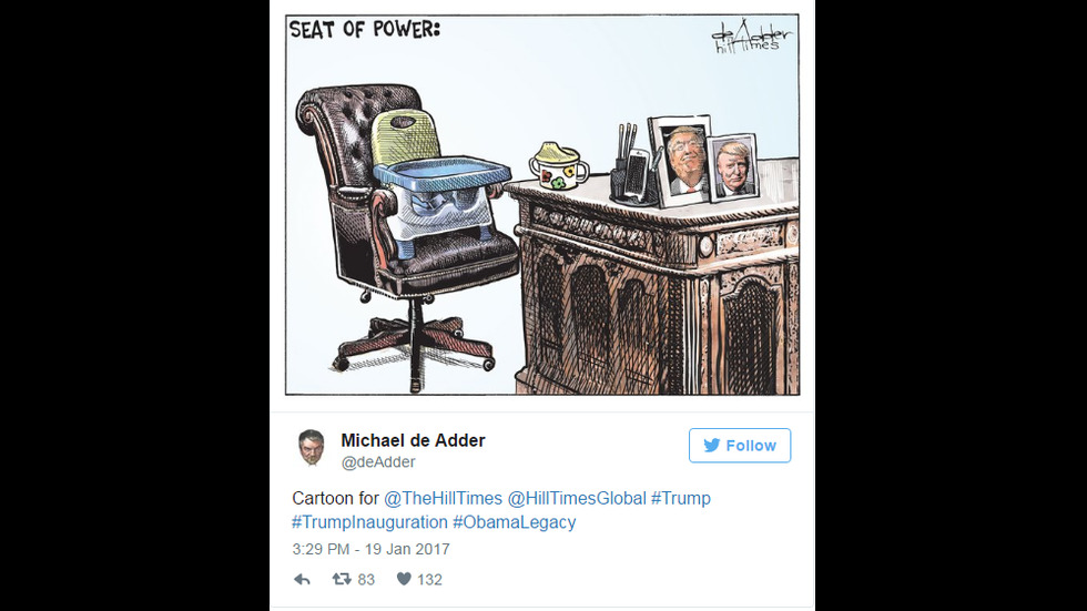 Карикатуристите съсипаха Тръмп с хумор